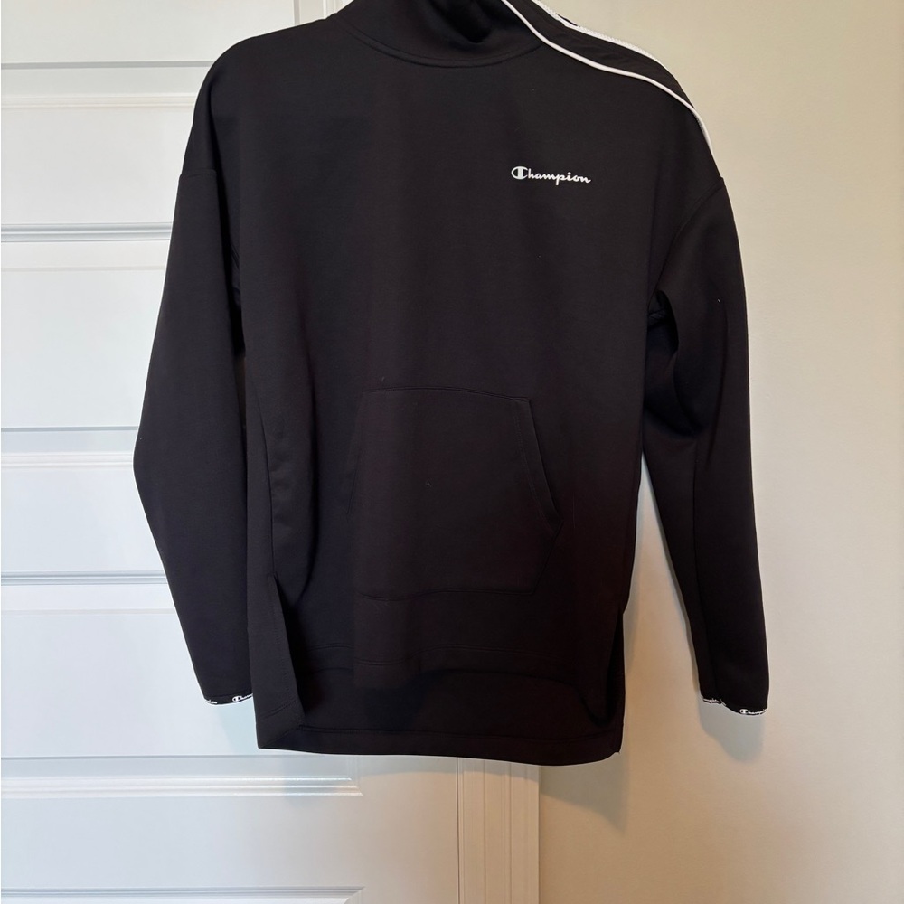 Champion Black Pullover with White Details